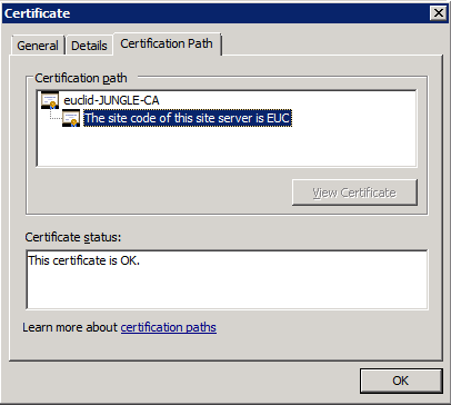 SCCM Native Mode Site Certificate