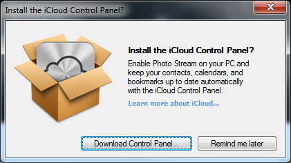 Annoying Dialog Boxes From Hell 3 Dialog Box - iCloud options... not!
