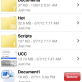SkyDrive - Mobile on iOS