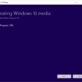 Upgrade Windows 10 - Creating Media