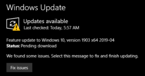Windows Update - Fix Issues